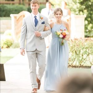 Azazie Bridesmaids dress dusty blue!